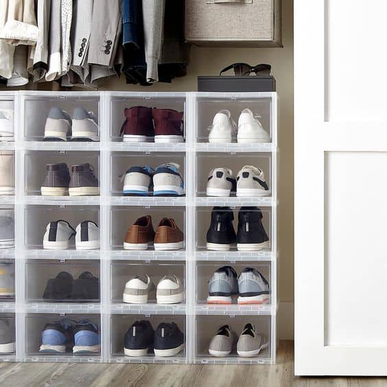 Tener cuidado Trampolín vacío 16 Ideas creativas para guardar y organizar tus zapatos
